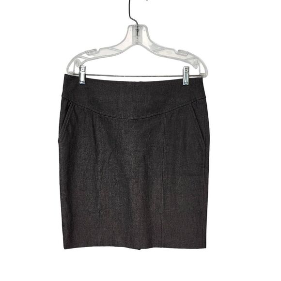 Banana Republic Brown Pencil Skirt Stretch Size 12 - Picture 1 of 10